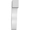 Ekena Millwork 3-in. W x 12-in. D x 16-in. H Del Monte Architectural Grade PVC Knee Brace BRCP03X12X16DEL - alternate 6